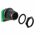 7261-8PG-300 - CONN RCPT MALE 8POS GOLD SOLDER
