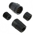 5282-9PG-315 - CONN RCPT MALE 9P GOLD SLDR CUP