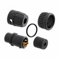 6382-5SG-311 - CONN PLUG FMALE 5P GOLD SLDR CUP
