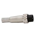 SL404MX - CONN PLUG MALE 4P SILV SLDR CUP