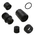 3282-8PG-330 - CONN PLUG MALE 8P GOLD SLDR CUP