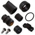 3282-9SG-530 - CONN PLUG FMALE 9P GOLD SLDR CUP