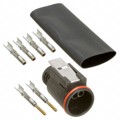 UTL6103G1P14AWG - CONN CIRC PLUG 4POS GOLD CRIMP