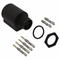 UTL7103G1P14AWG - CONN CIRC RCPT 4POS GOLD CRIMP