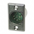 D6M - CONN RCPT MALE XLR 6P SOLDER CUP