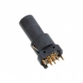 21033211818 - CONN MALE INSERT 8POS GOLD SLDR