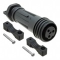 PXA921/03/S - CONN RCPT FMALE 3P NICKEL SCREW