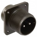 97-3102A-16-9P - CONN RCPT MALE 4P SILV SLDR CUP