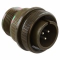 97-3106A-16S-6P - CONN PLUG MALE 3P SILV SLDR CUP