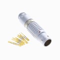 FGG.2B.312.CYCD52Z - CONN PLUG MALE 12POS GOLD CRIMP