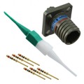 D38999/20JA35PN - CONN RCPT MALE 6POS GOLD CRIMP