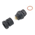 HR30-6JB-6P - CONN JACK MALE 6P GOLD SLDR CUP