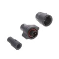 W16282-2PG-P-318 - CONN PLUG MALE 2POS GOLD SOLDER