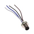 PXMBNI12RPM04TFLM16001 - CONN RCPT MALE 4P GOLD WIR LEADS