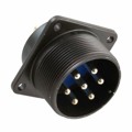 97-3102A-24-10P - CONN RCPT MALE 7P SILV SLDR CUP