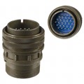 97-3106A-24-28P - CONN PLUG MALE 24P SILV SLDR CUP