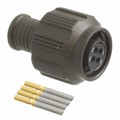 MKJ1A6W6-4SA - MKJ 4C 4#23 SKT PLUG DBL OD