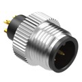 50-00973 - CONN PLUG MALE 4P GOLD SLDR CUP