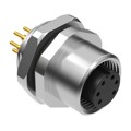 54-00204 - CONN RCPT FMALE 6POS GOLD SOLDER