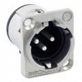 E3MST - CONN RCPT MALE XLR 3P SILV SLDR