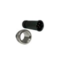 858-005-103RLU4 - CONN RCPT MALE 5P GOLD SLDR CUP