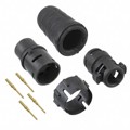 EN3C4MCX - CONN PLUG MALE 4POS GOLD CRIMP