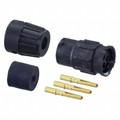 8380-3SG-311 - CONN RCPT FMALE 3POS GOLD CRIMP