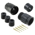 5380-5PG-3DC - CONN RCPT MALE 5POS GOLD CRIMP