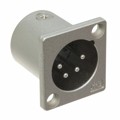 HA16RA-4P(77) - CONN RCPT MALE 4P SILV SLDR CUP