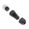 M12A-05BFFA-SL8001 - CONN PLUG FMALE 5POS SOLDER CUP