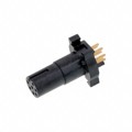 2424130000 - CONN FMALE INSERT 5POS GOLD SLDR