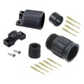 5280-9PG-515 - CONN RCPT MALE 9POS GOLD CRIMP