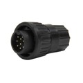3280-9PG-3DC - CONN PLUG MALE 9POS GOLD CRIMP