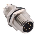 855-005-103R001 - CONN RCPT MALE 5P GOLD SLDR CUP