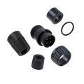 3282-4PG-318 - CONN PLUG MALE 4P GOLD SLDR CUP