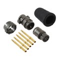 EN3C5FCX - CONN PLUG FMALE 5POS GOLD CRIMP