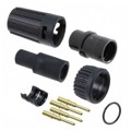6380-5SG-522 - CONN PLUG FMALE 5POS GOLD CRIMP