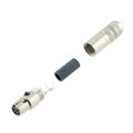 TA5FSH - CONN PLUG FMALE MINI XLR 5P SLDR