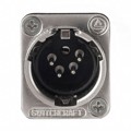 E4MSC - CONN RCPT MALE XLR 4P SOLDER CUP
