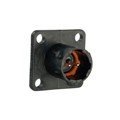 UTS08D2P - CONN RCPT MALE 2POS GOLD SOLDER