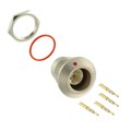 HS2P4M20 - CONN RCPT MALE 4POS GOLD CRIMP