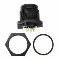 PX0413/04P/PC - CONN RCPT MALE 4POS GOLD SOLDER