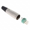 A6M - CONN RCPT MALE XLR 6P SOLDER CUP