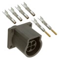 UTL0103G1S14AWG - CONN CIRC RCPT 4POS GOLD CRIMP