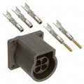 UTL0103G1S20AWG - CONN CIRC RCPT 4POS GOLD CRIMP