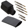 UTL1103G1P20AWG - CONN CIRC RCPT 4POS GOLD CRIMP