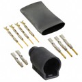 UTL1102G1W3P14AWG - CONN CIRC RCPT 6POS GOLD CRIMP