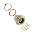 HS2P4F20 - CONN RCPT FMALE 4POS GOLD CRIMP