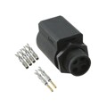 UTL7103G1S20AWG - CONN CIRC RCPT 4POS GOLD CRIMP
