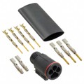 UTL6102G1W3S16AWG - CONN CIRC PLUG 6POS GOLD CRIMP